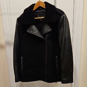Danier Leather and Wool Fall Coat